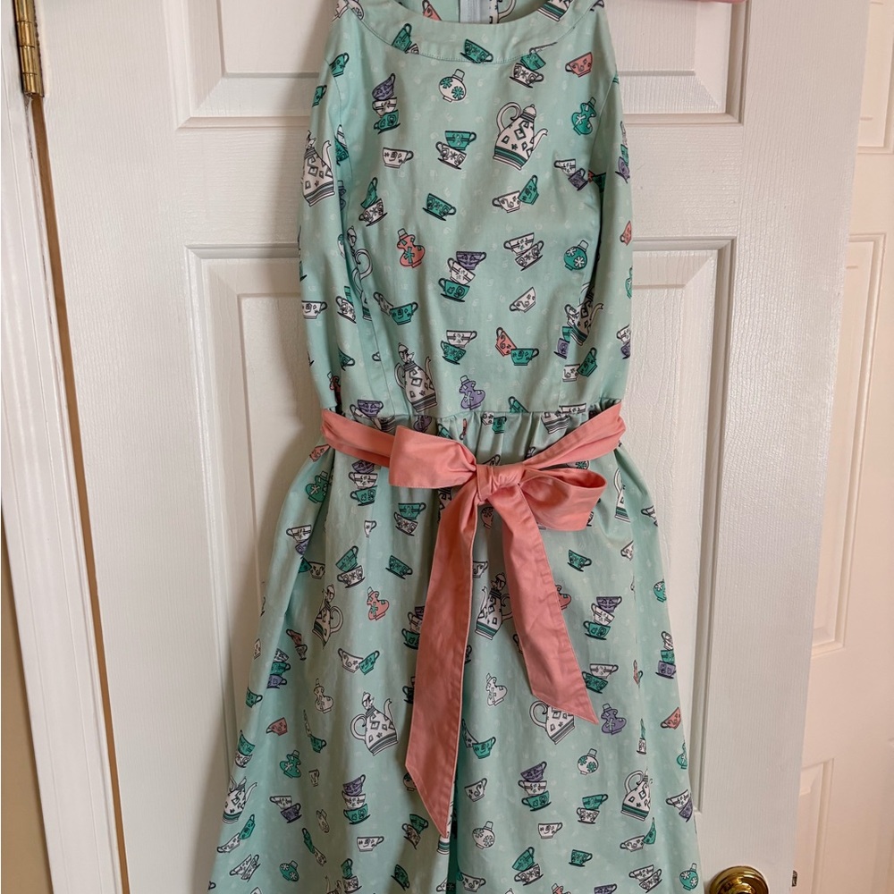 Disney Parks Rare Mad Hatters Teacup Midi Dress - Picture 2 of 13